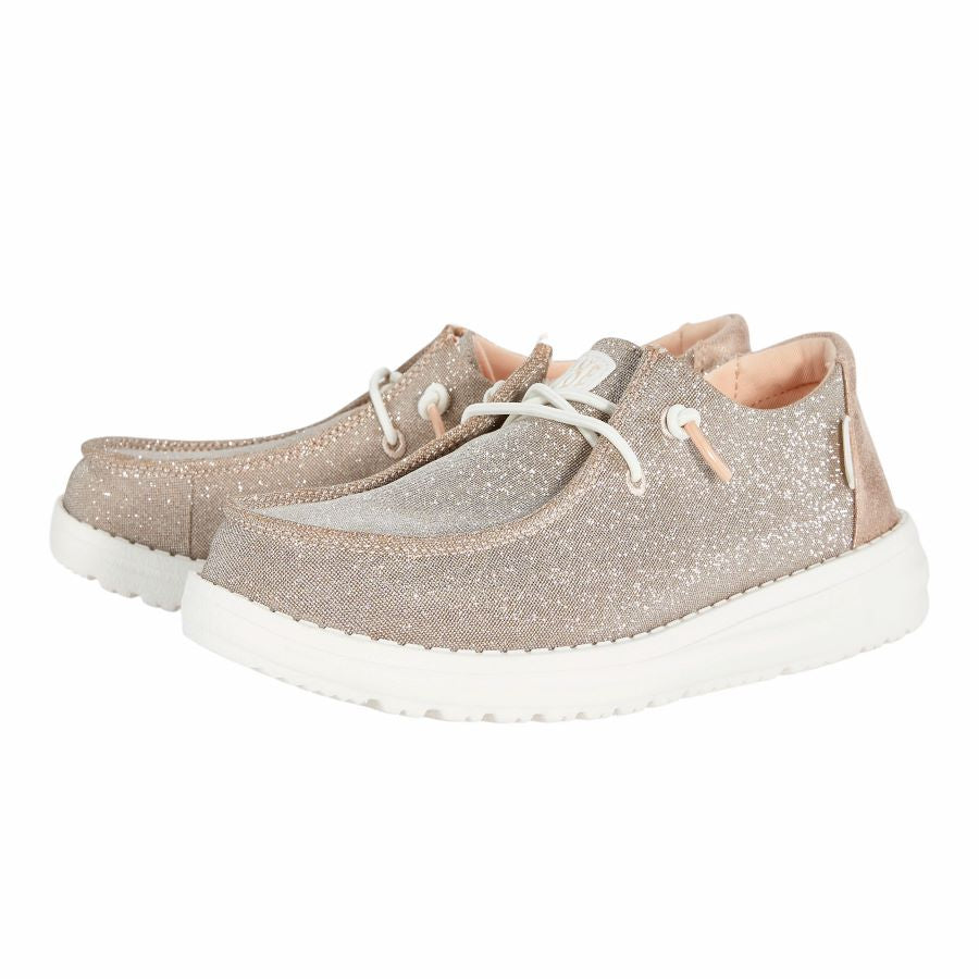 Wendy Toddler Metallic Sparkle - Rose Gold - Image 2