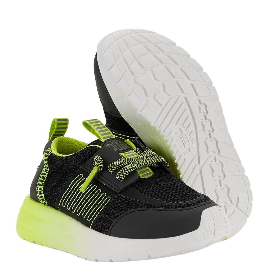 Sirocco Play Toddler Sport Block - Black/Lime Punch - Image 4