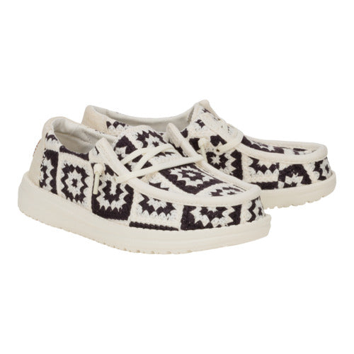 Wendy Youth Cottage Crochet - Black/Multi - Image 2