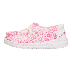 Wendy Toddler Galentines Day - Pink/White