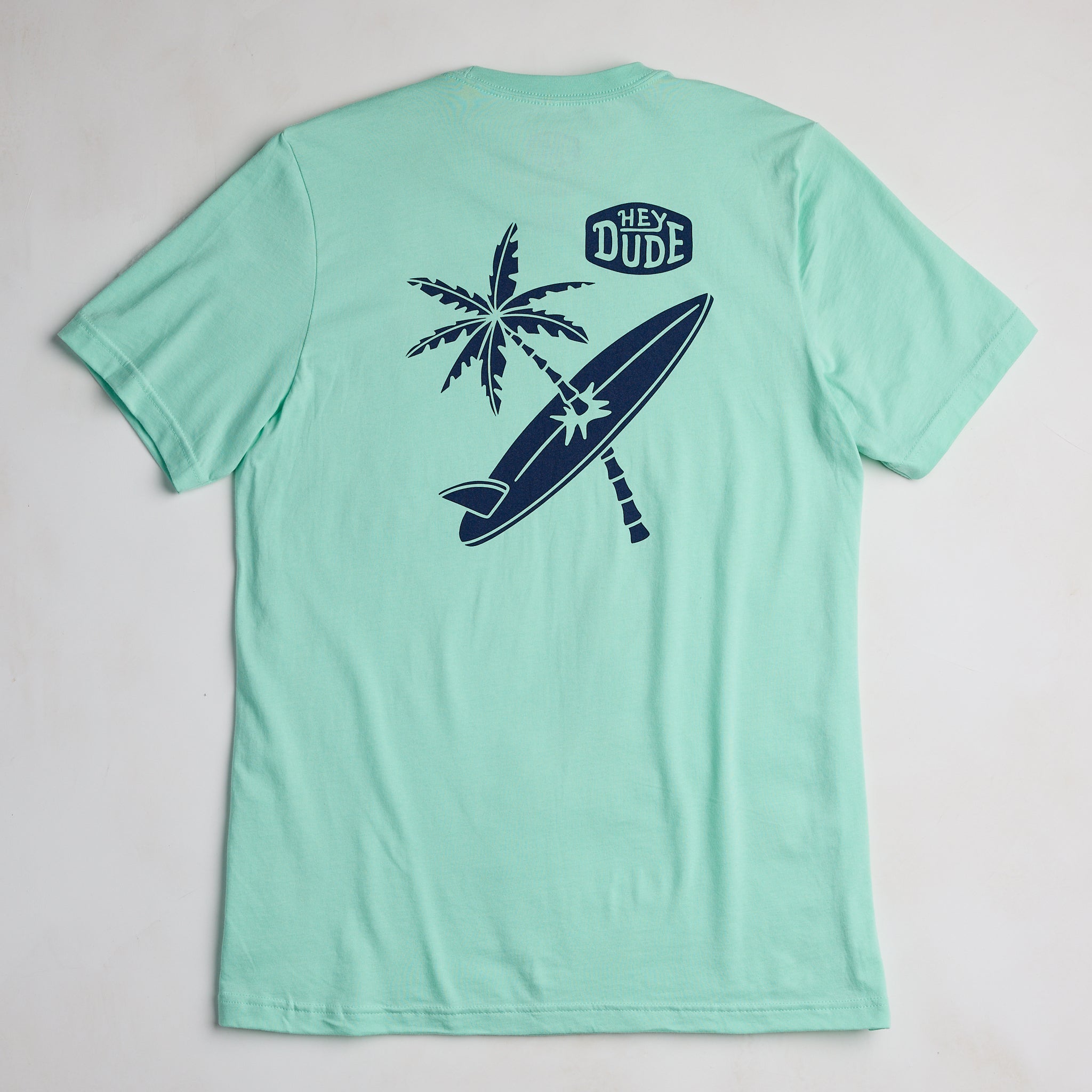 Surfboard Tree Tee - Frothy Green - Image 4