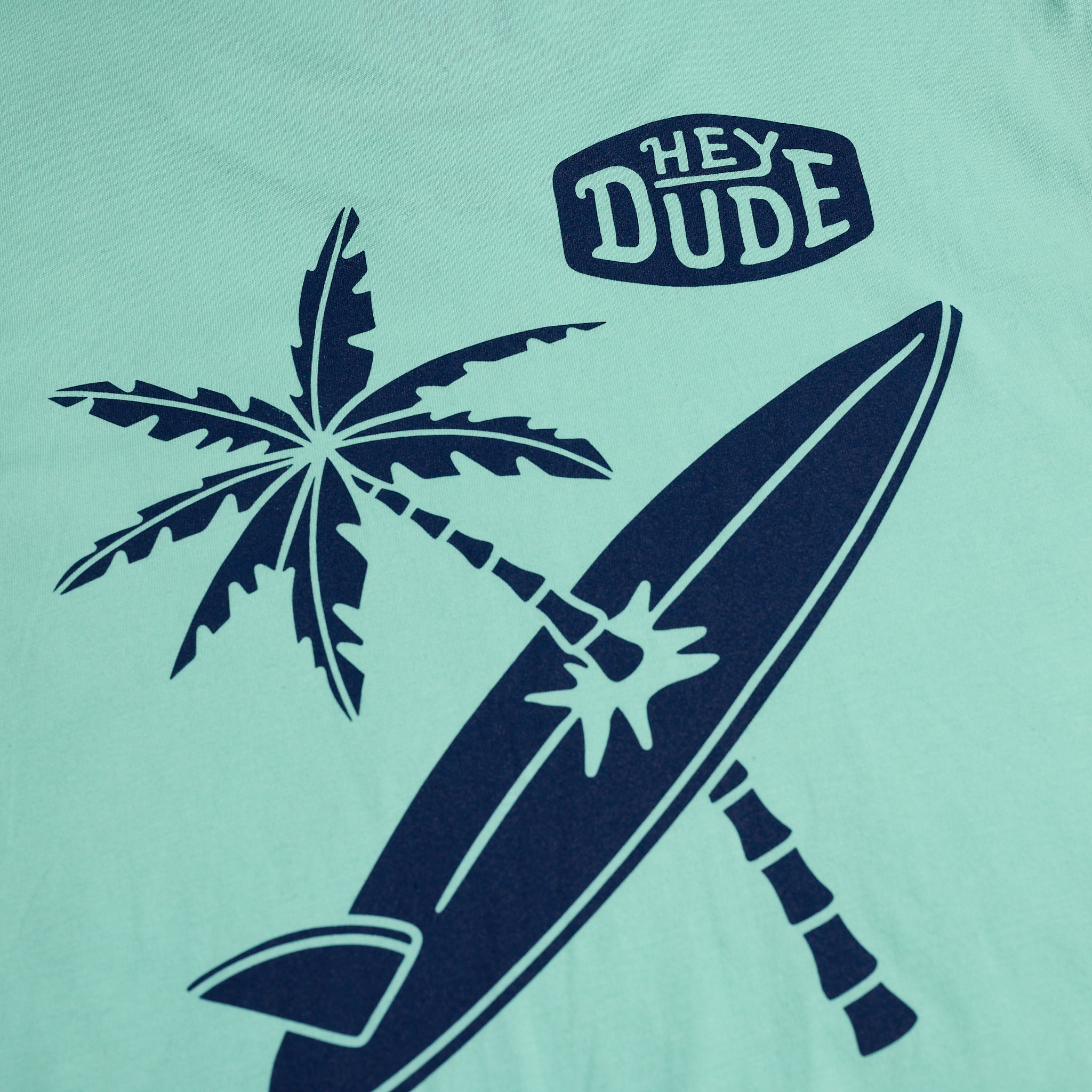 Surfboard Tree Tee - Frothy Green - Image 5