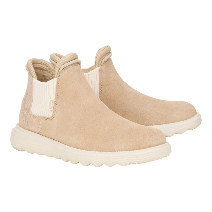 Branson Womens Suede Novelty - Sand/Snake - Image 2