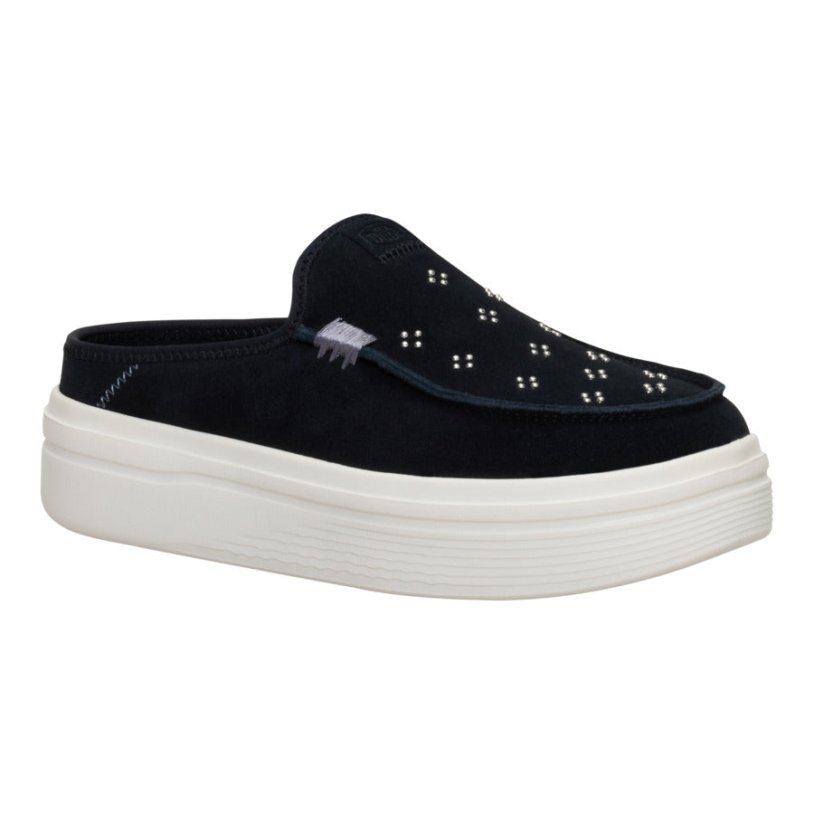 Austin Lift Suede Stud - Black - Image 9