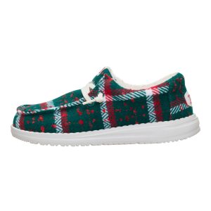 Wally Youth Confetti Plaid Cozy - Red/Green/Multi