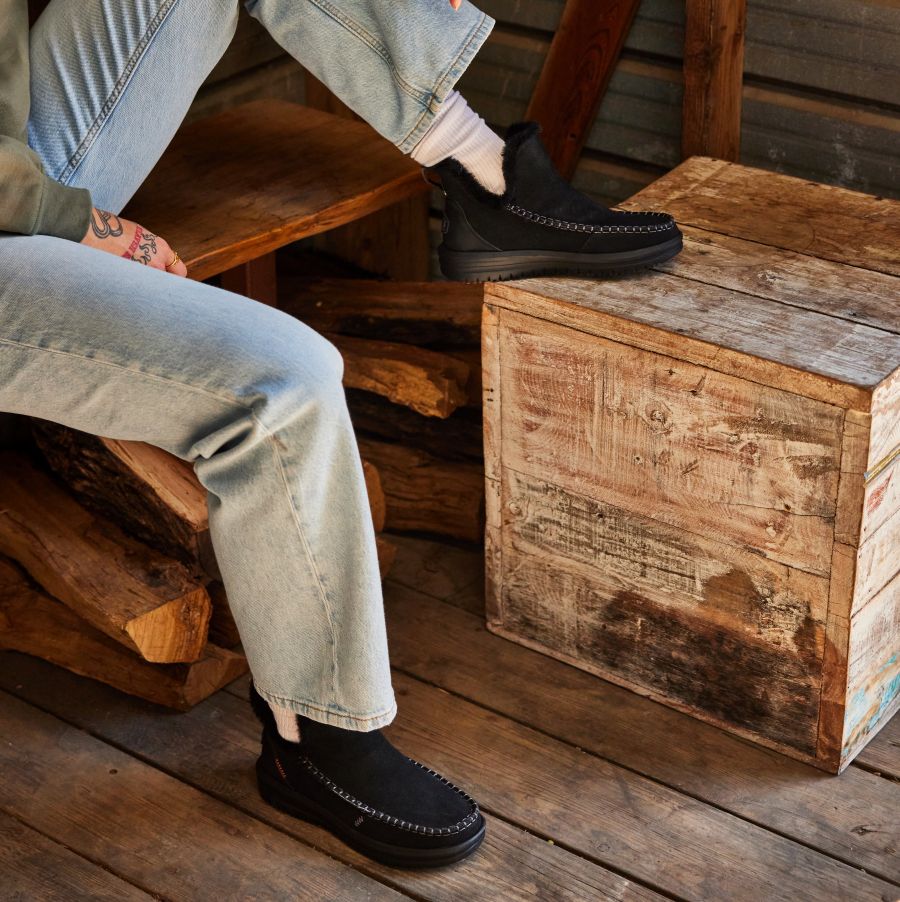 Camden Suede - Black/Black - Image 2